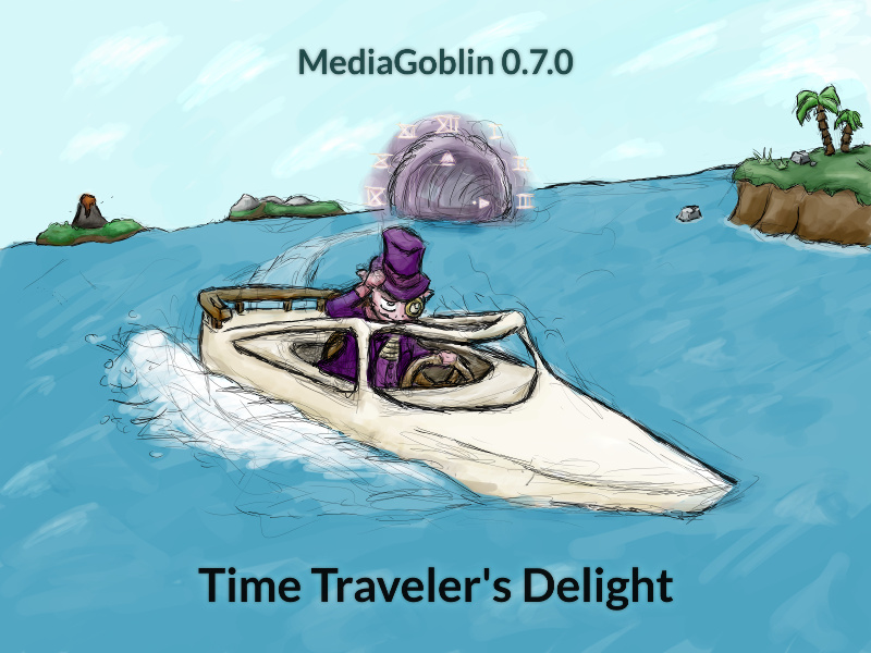 MediaGoblin 0.7.0: Time Traveler's Delight banner