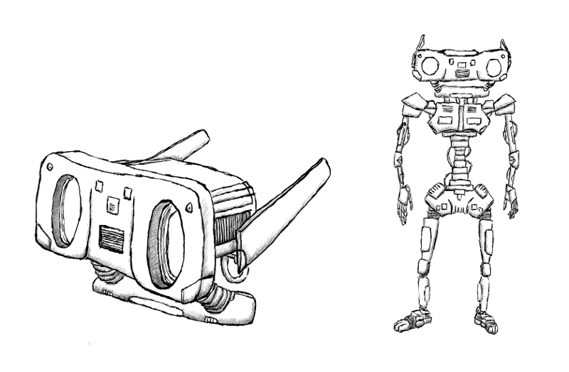 Contributor drawing X11R25 Robot