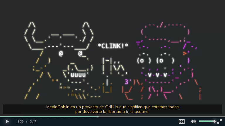 MediaGoblin Campaign Video: captioned into Spanish!
